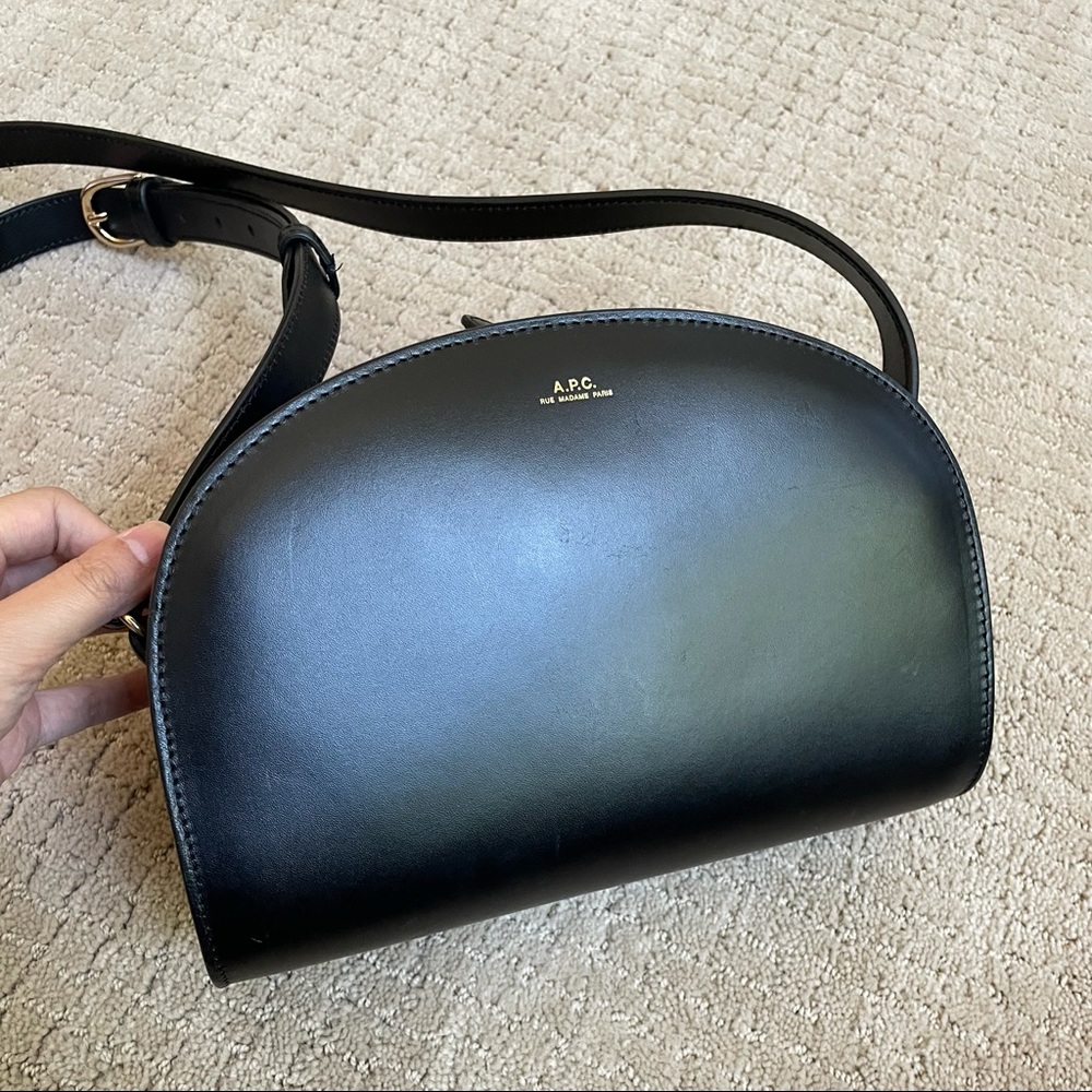 APC half moon bag smooth leather